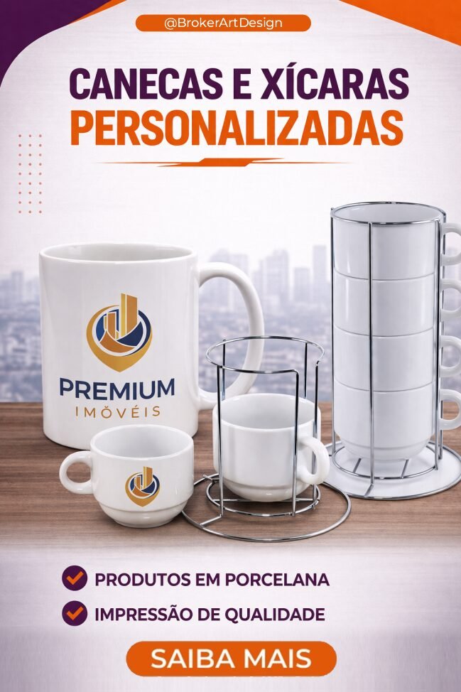 Xicaras e Canecas Personalizadas